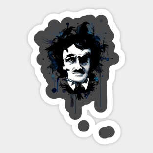 Edgar Allan Crow Sticker